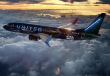 United Airlines Reveals The Rise of Skywalker Paint Design on Boeing 737-800 Aircraft