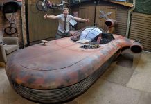Bid On Colin Furze’s Custom Star Wars Landspeeder As Seen On Children In Need