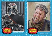 Topps Star Wars Living Set, Week 25: Captain Phasma and Cliegg Lars