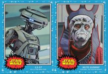 Topps Star Wars Living Set, Week 26: L3-37 and Nute Gunray