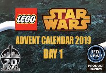 LEGO Star Wars Advent Calendar 2019 – Day 1