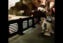 R2-D2 Gets Play Tested at Star Wars: Galaxy’s Edge in Disneyland