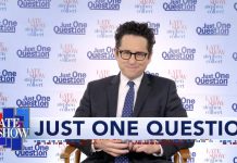 J.J. Abrams and The Rise of Skywalker Cast Play “Just One Question” With Stephen Colbert