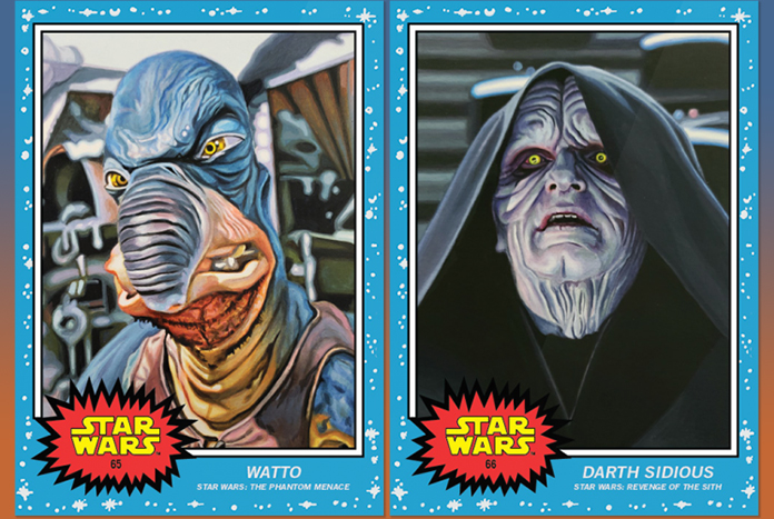 Topps Star Wars Living Set, Week 33: Watto and Darth Sidious