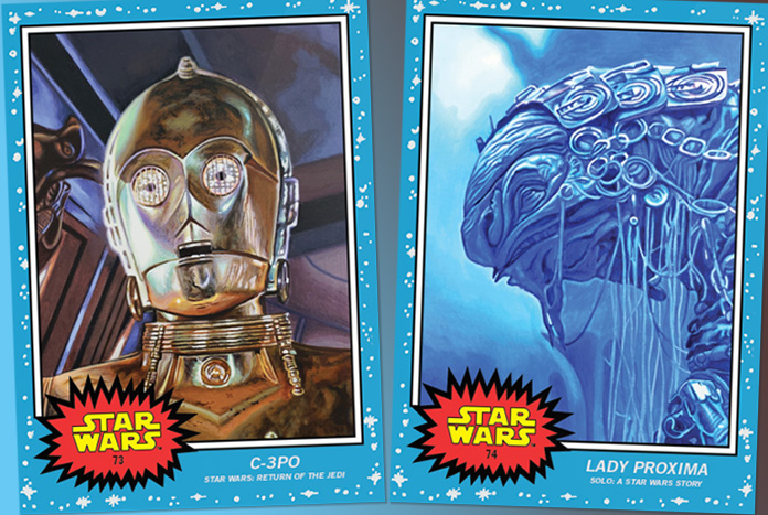 Topps Star Wars Living Set, Week 37: C-3PO and Lady Proxima - Jedi