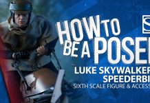 Sideshow Poser Video: Hot Toys Luke Skywalker & Speeder Bike Sixth Scale Figures
