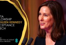 HRH Prince William Presents Kathleen Kennedy with BAFTA Fellowship Award