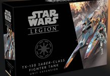 Fantasy Flight Games Preview TX-130 Saber-class Fighter Tank Unit Expansion for Star Wars: Legion