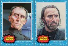 Topps Star Wars Living Set, Week 46: Grand Moff Tarkin and Galen Erso