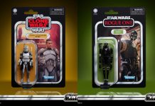 Carded Images of The Vintage Collection Clone Commander Wolffe and K-2SO