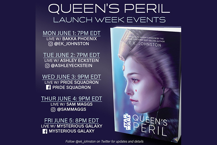 Queens Peril Launch Events May 2020