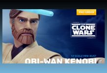 Pre-Order Gentle Giant Obi-Wan Kenobi The Clone Wars Animated Mini Bust