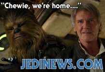 “Chewie, we’re home….” at JediNews.com