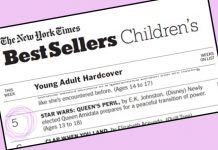 Queen’s Peril Makes Top 5 on New York Times Children’s Best Sellers List