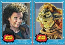 Topps Star Wars Living Set, Week 56: Peli Motto and Yaddle