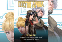 The #GLAADAwards for Outstanding Comic Book goes to…. Star Wars: Doctor Aphra