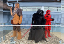 New Star Wars Sculptures Debut Outside The LEGO Store at Disney Springs