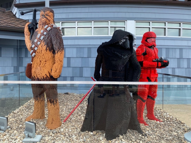 New Star Wars Sculptures Debut Outside The LEGO Store at Disney Springs