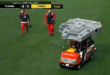 Injured Soccer Players in Mexico Use Millennium Falcon to Leave Pitch
