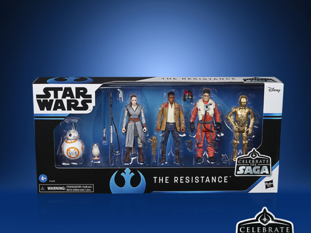 STAR WARS CELEBRATE THE SAGA 3.75-INCH THE RESISTANCE Figure 6-Pack – in pck