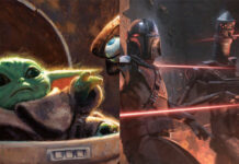 Pre-Order ACME Archives The Mandalorian ‘An Unlikely Friend’ and ‘Do Not Self Destruct’ Art Prints