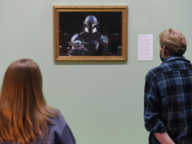 Portrait of The Mandalorian and The Child