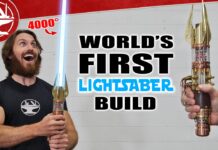 Canadian YouTuber James Hobson Has Created the World’s First Functioning Lightsaber