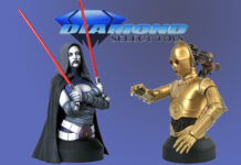 New Asajj Ventress and C-3PO with Babu Frik Mini Busts from Gentle Giant
