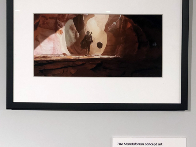 Portrait of The Mandalorian and The Child in Collaboration with National Portrait Gallery