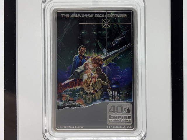 Holiday Gift Guide 2020: The Empire Strikes Back 40th Anniversary 1oz Silver Coin