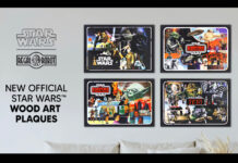 Sneak Peek at Four New Star Wars Wood Art Plaques from Regal Robot