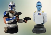 Pre-Order Gentle Giant Captain Rex (84339) Deluxe Mini Bust and Grand Admiral Thrawn (83879) Animated Mini Bust
