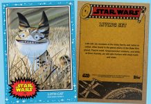 Topps Star Wars Living Set, Week 90: Loth-cat and Beru Lars