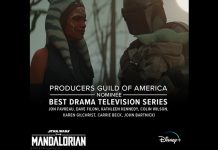 Producers Guild of America Nominates The Mandalorian for Outstanding Producer of Episodic Television, Drama