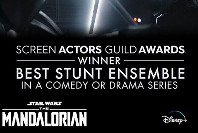 SAG Winner The Mandalorian Best Stunt April 2021