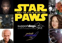 Support Dogs Launches Star Paws Raffle with Star Wars Actors