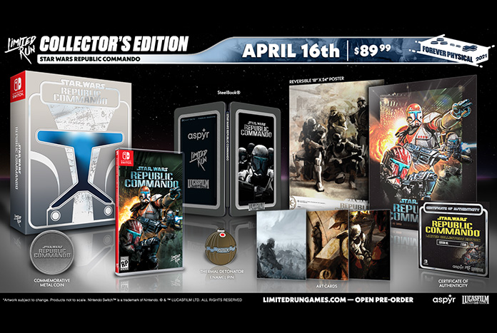 Star Wars Republic Commando Collectors Edition March 2021