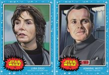 Topps Star Wars Living Set, Week 97: Lyra Erso and Admiral Motti