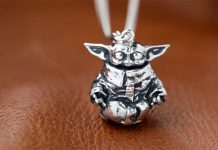 New RockLove Jewelry The Meditating Child Necklace, Mudhorn Clan of Two Necklace, and Ewok Earrings