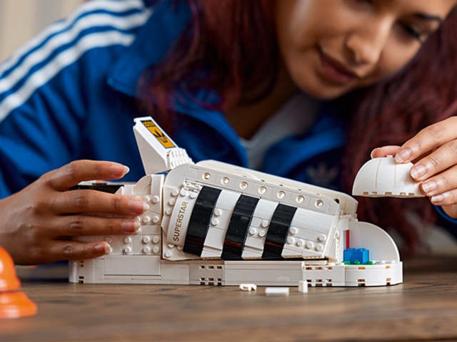 adidas Originals x LEGO Launch Collaborative Superstar Sneaker and LEGO Buildable Edition
