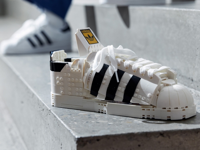 adidas Originals x LEGO Launch Collaborative Superstar Sneaker and LEGO Buildable Edition
