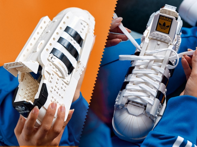 adidas Originals x LEGO Launch Collaborative Superstar Sneaker and LEGO Buildable Edition