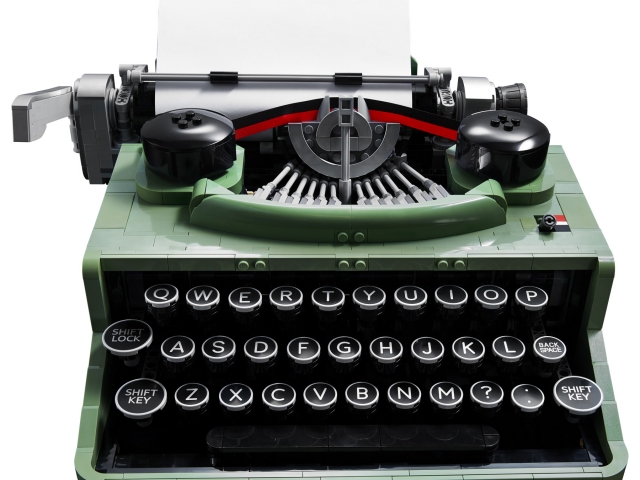 New LEGO Ideas Typewriter