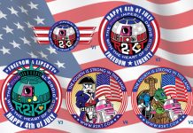 Order the Complete Set of R2-KT 4th of July Patches