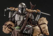 Pre-Order Hot Toys The Mandalorian & Grogu Deluxe Version Sixth Scale Figures