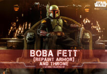 Hot Toys Reveals Boba Fett (Repaint Armor and Throne) Sixth Scale Figure Set From The Mandalorian