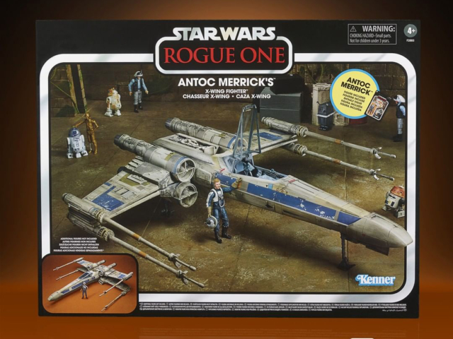 Hasbro Star Wars The Vintage Collection Antoc Merrick X-wing and Figure