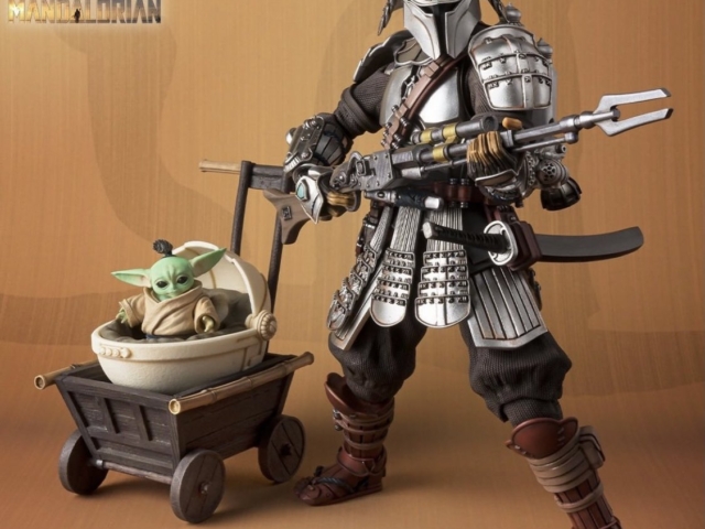 Meisho Movie Realization Ronin Mandalorian (Beskar Armor) & Grogu
