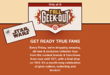 Target Fall Geek-Out Brings New Star Wars Items on Friday, September 24th