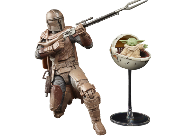 STAR WARS THE BLACK SERIES THE MANDALORIAN AND GROGU Figures_oop 4